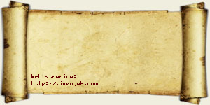 Mia Rakovac vizit kartica